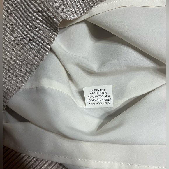 Babaton Aritzia Avalon Silver Dress Size Small - Picture 12 of 17